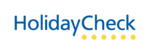 HolidayCheck Logo mit sechs gelben Punkten